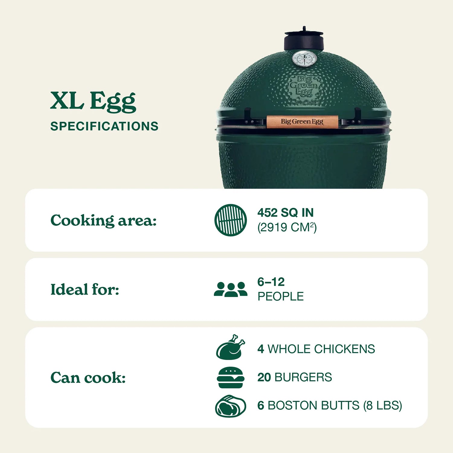 XL Big Green Egg – Outdoor Home