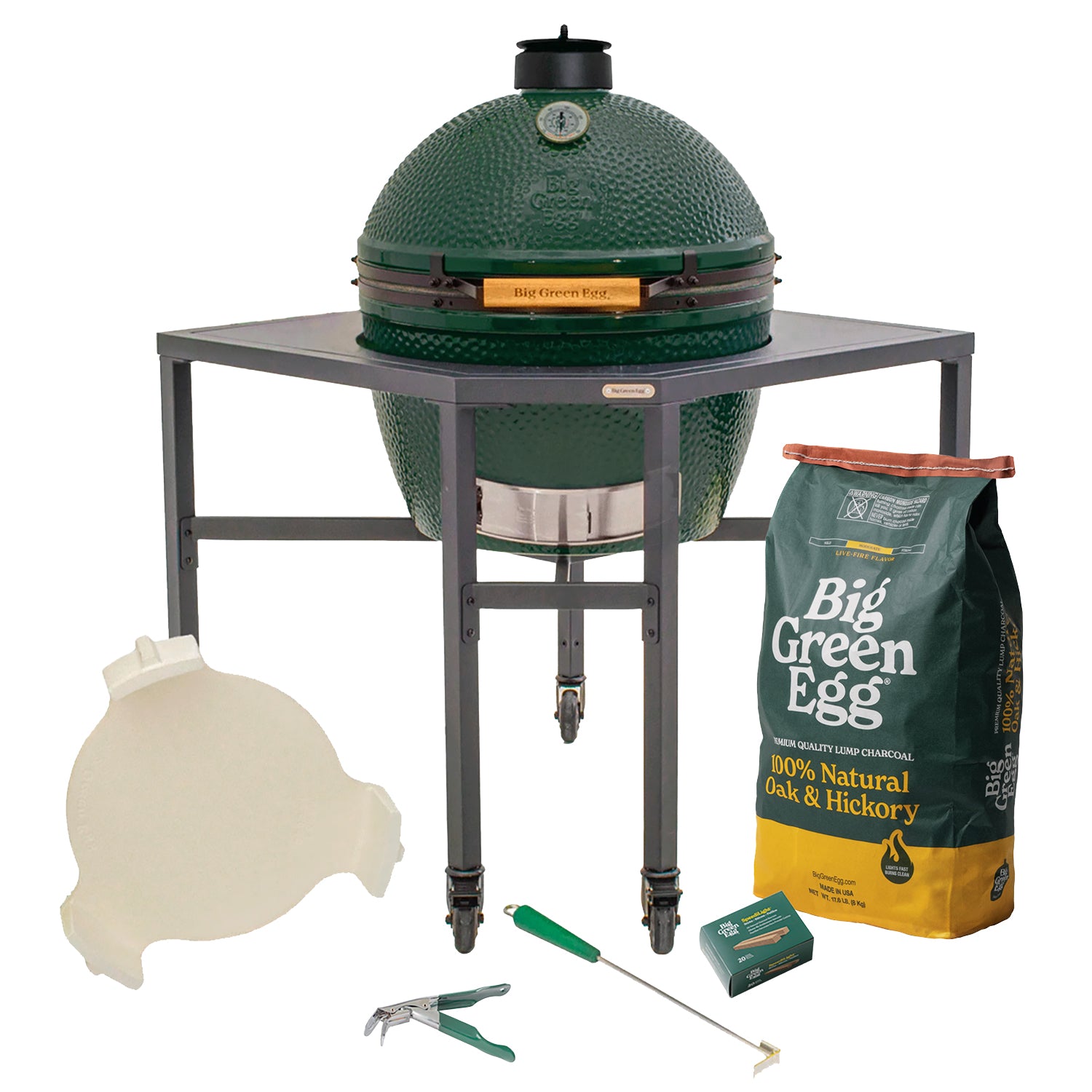 XL Big Green Egg + Corner Modular Nest Package – Outdoor Home