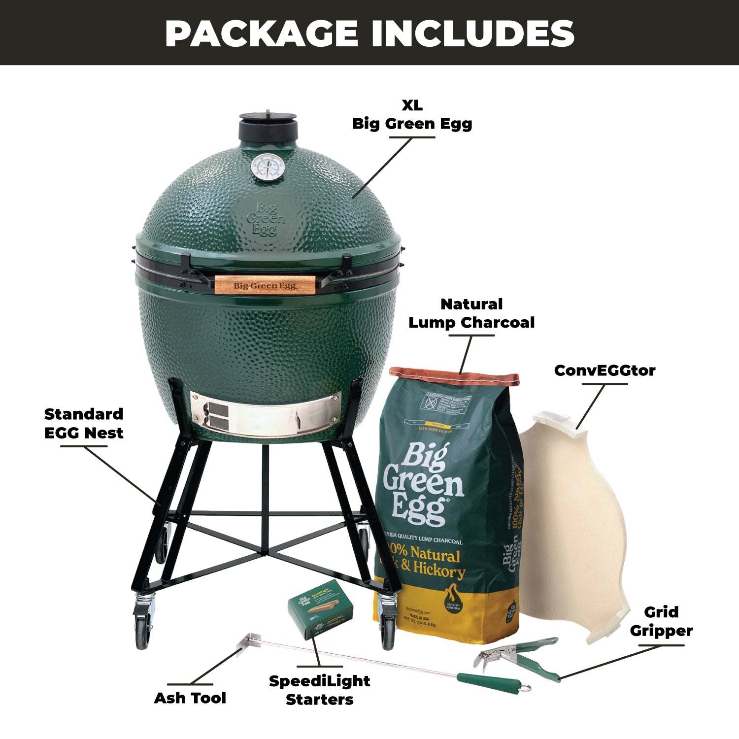 NEAT LECHOPPE 別注GRANTEX カーキ　46 XL Big Green Egg + Standard Nest Package – Outdoor Home