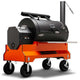 Yoder Smokers YS1500s Competition Cart Pellet Grill (Orange Cart)