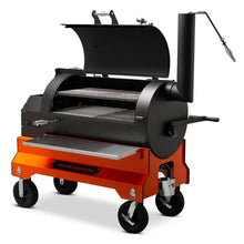 Load image into Gallery viewer, Yoder Smokers YS1500s Competition Cart Pellet Grill (Orange Cart)
