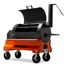 Load image into Gallery viewer, Yoder Smokers YS1500s Competition Cart Pellet Grill (Orange Cart)

