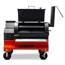 Load image into Gallery viewer, Yoder Smokers YS1500s Competition Cart Pellet Grill (Orange Cart)
