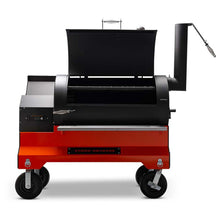 Load image into Gallery viewer, Yoder Smokers YS1500s Competition Cart Pellet Grill (Orange Cart)
