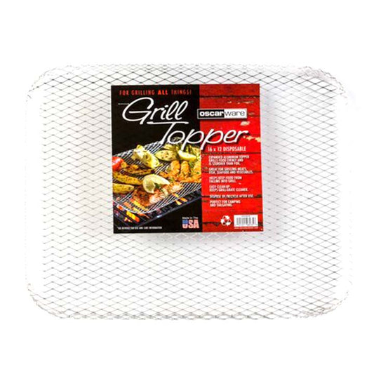 Oscarware 12" x 16" Disposable Grill Topper (3-pack)