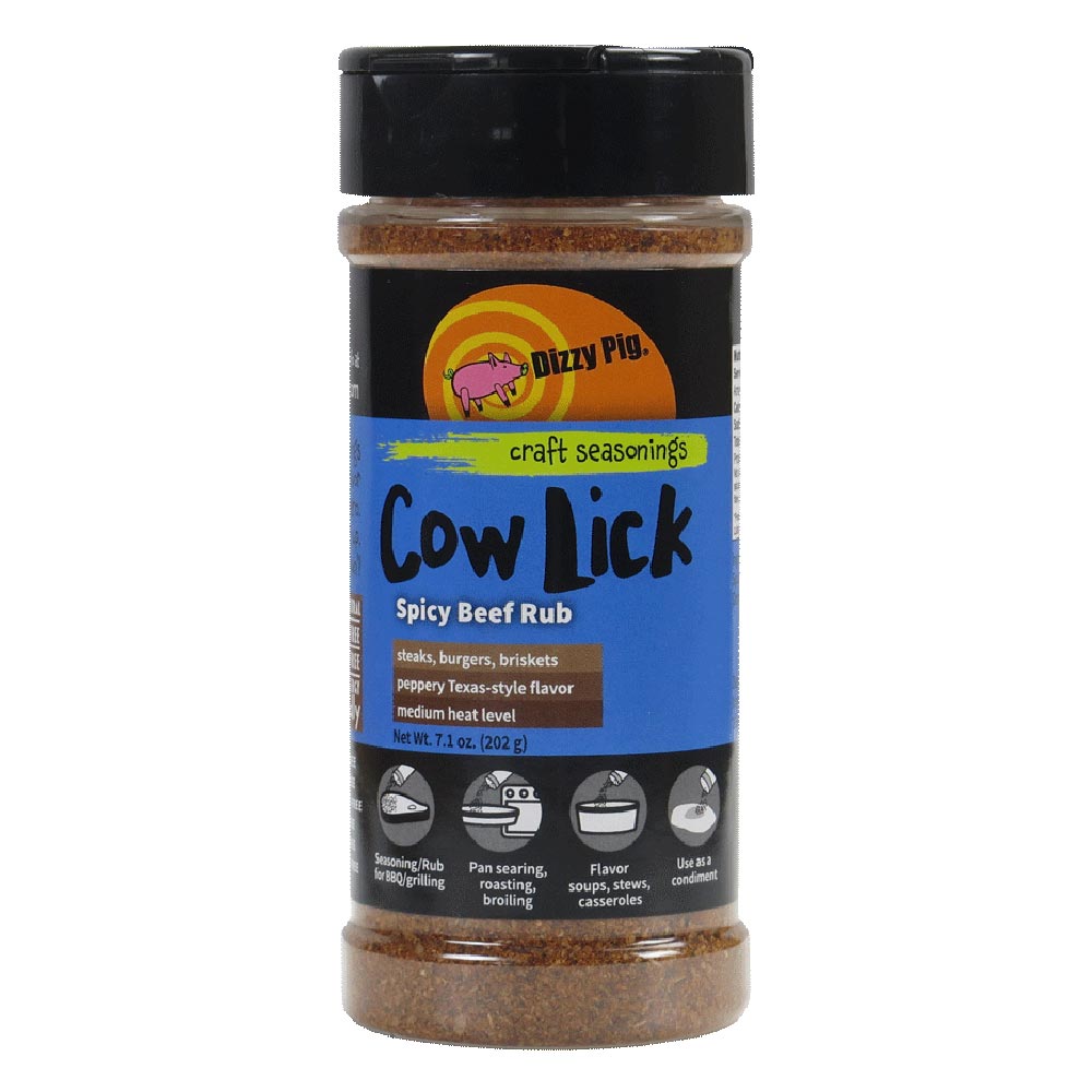 Dizzy Pig COW LICK Shaker (7.1oz)