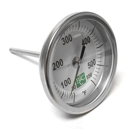 Birch Instruments 3" x 4"  1/2" Thread Smoker Thermometer 150/750