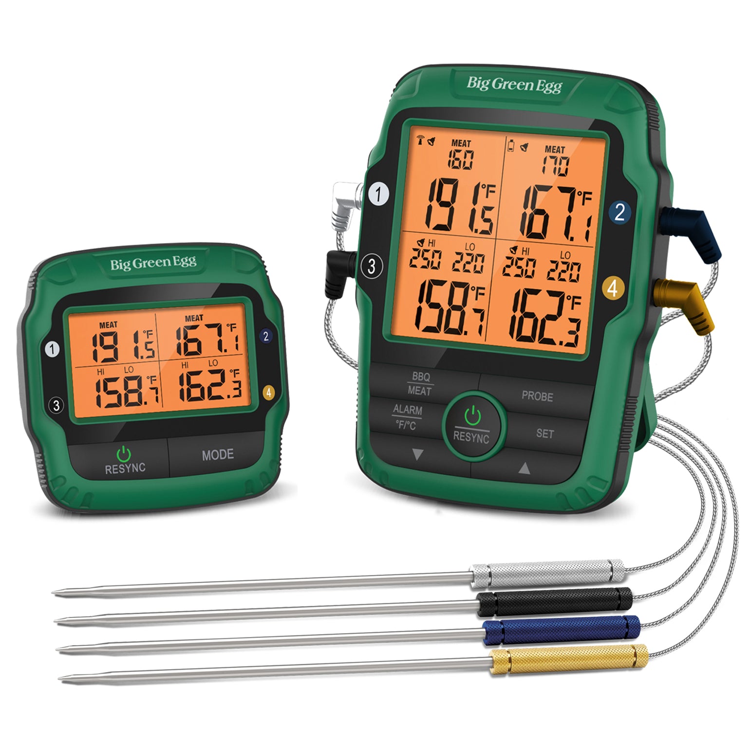 Professional 4-Probe Remote Thermometer