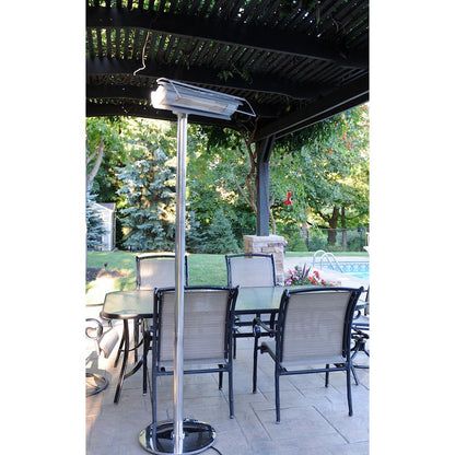 Aura Patio Plus Weatherproof Infrared Patio Heater w- Remote Control AURAPP15120SS