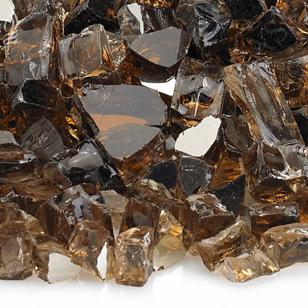 1/2” Copper Reflective Fire Pit Glass (10lb Jar)