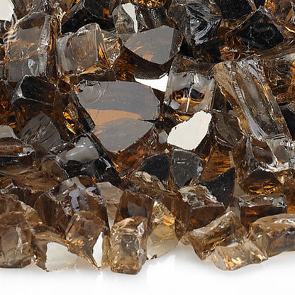 1/2” Copper Reflective Fire Pit Glass (10lb Jar)
