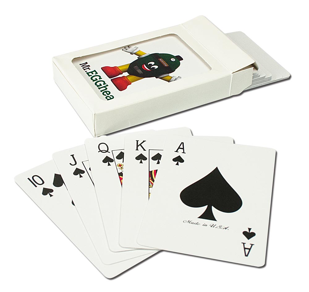 Mr EGGhead Playing Cards