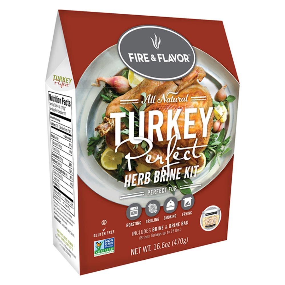 Fire & Flavor Turkey Perfect Herb Brine Kit