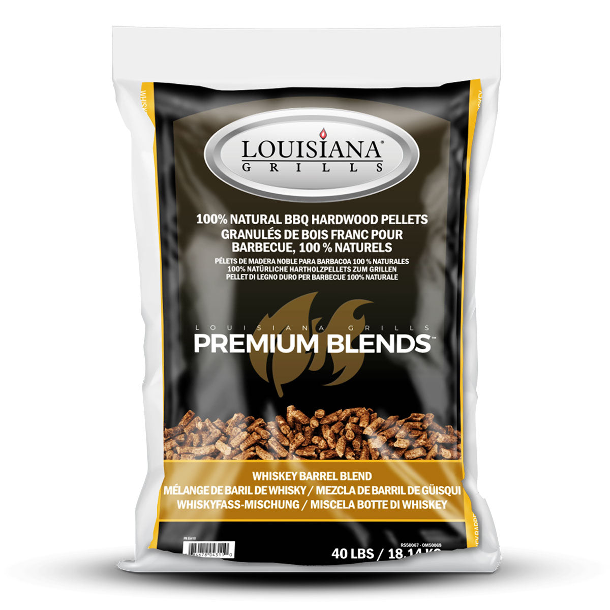 Whiskey Barrel Blend Hardwood Pellets 40lb Bag