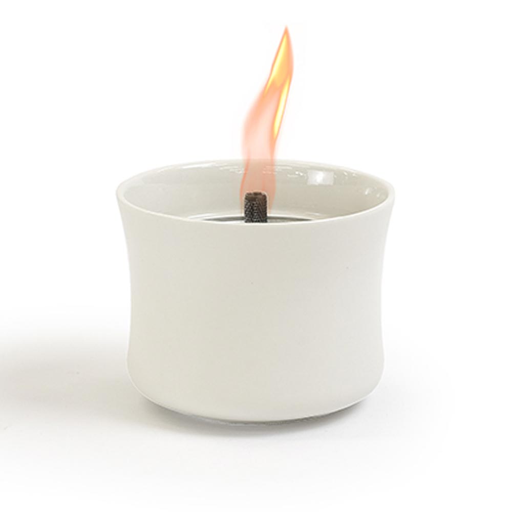 Lovinflame Pearl Ceramic Candle [Classic - White]