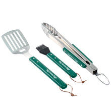 Load image into Gallery viewer, 3-Piece Stainless Steel BBQ Tool Set (Wood Handles)
