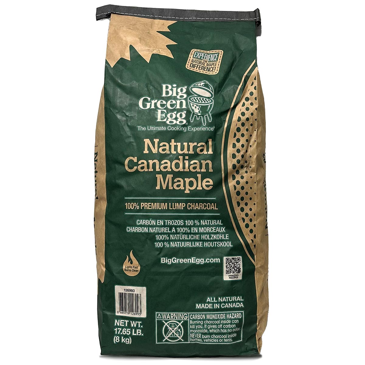 Premium Canadian Maple Lump Charcoal (17.6lb Bag)