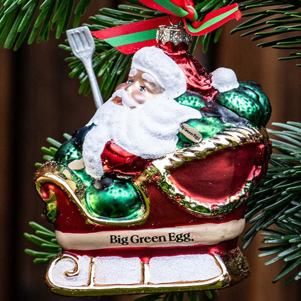 Limited Edition Glass Santa's Sleigh Ornament