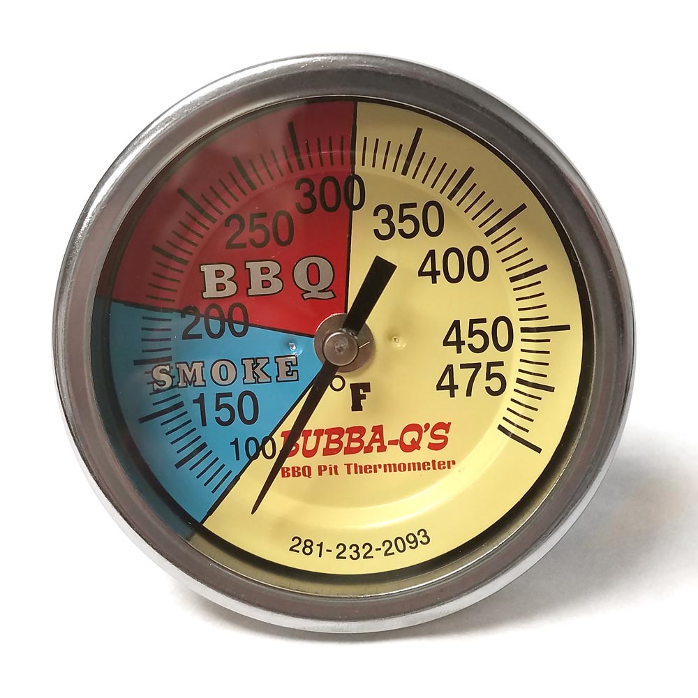 Bubba-Q BBQ Pit Smoker & Grill Temperature Gauge