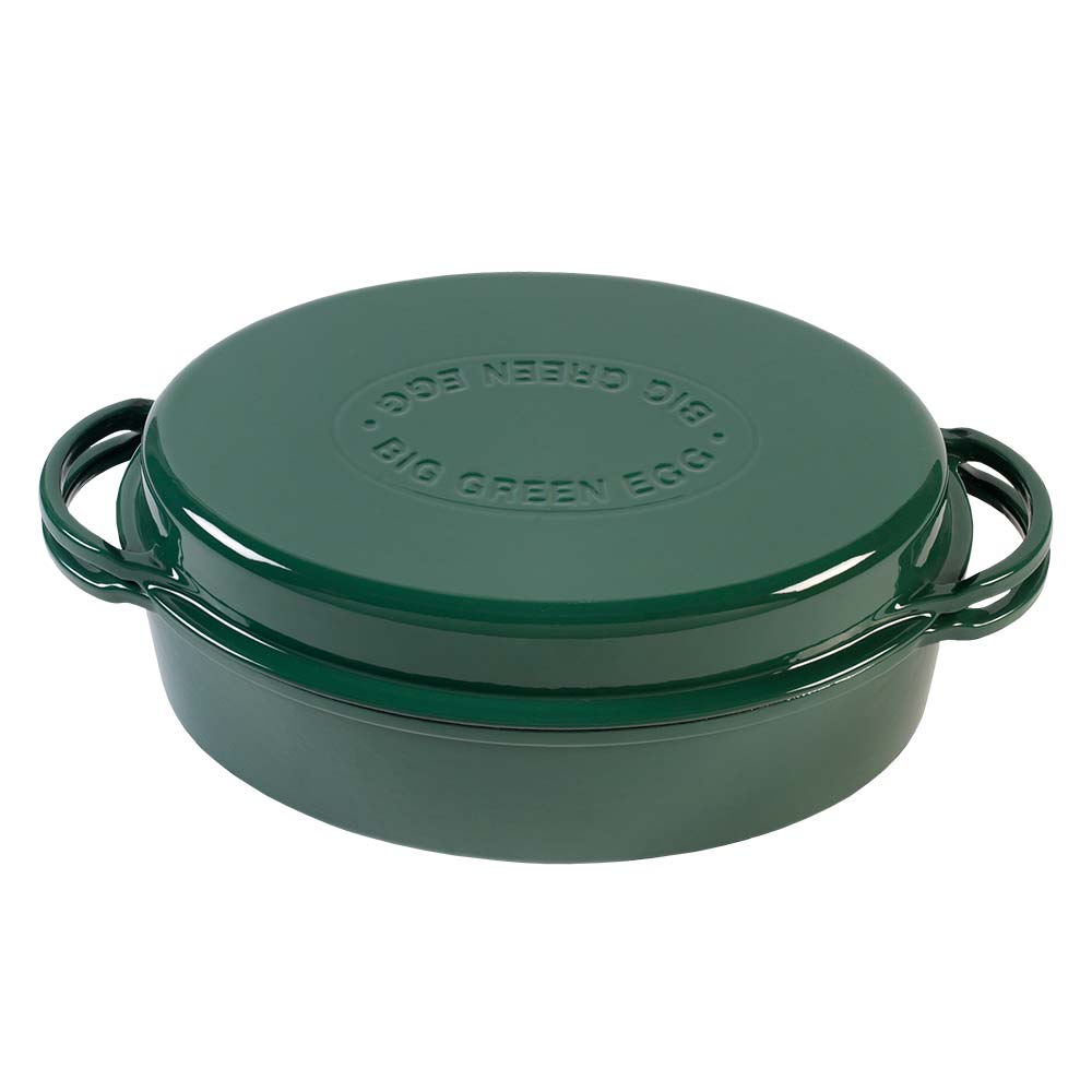 Enameled Oval Cast Iron Dutch Oven - Southern Outdoor Furniture