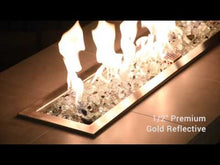 Load and play video in Gallery viewer, 1/2” Gold Reflective Fire Pit Glass (10lb Jar)
