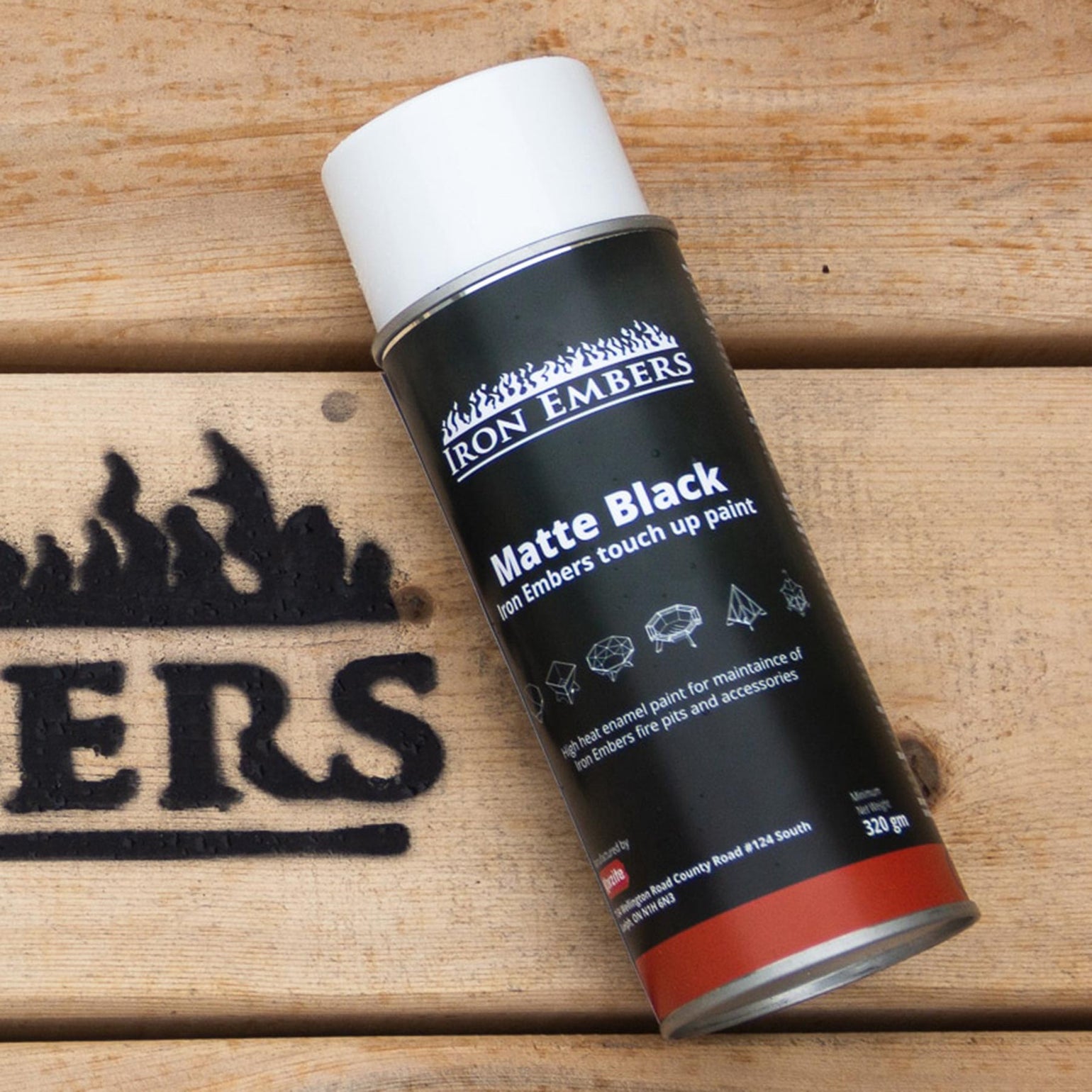 Iron Embers Touch Up Paint (matte black)