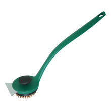 Load image into Gallery viewer, SpeediClean Palmyra Bristle Long-Handle Grid Scrubber
