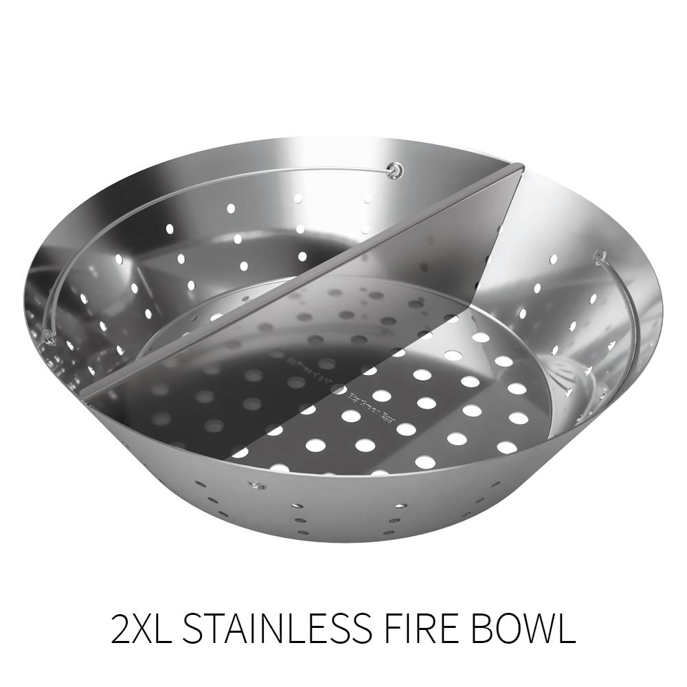 Fire Bowls for a Big Green Egg (Stainless Steel)