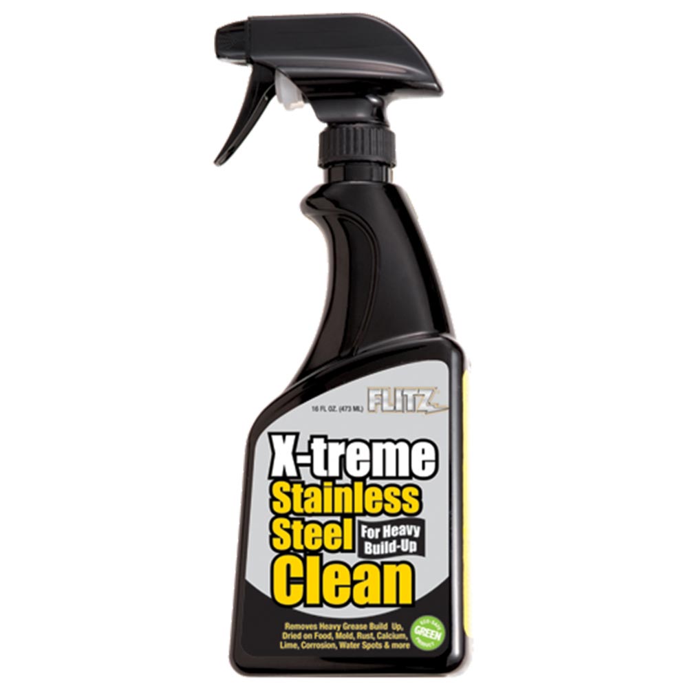 FLITZ X-Treme Stainless Steel Cleaner/Heavy Build-up Remover (16oz Spray Bottle) AL010706